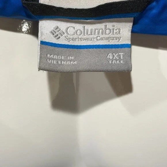 Preowned Columbia 4XT Tall Blue Jacket - Picture 3 of 6